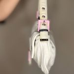 Fendi  White Cream and Pink Vintage Jersey Baguette Bag Authentic Photo 12