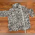 Fortune + Ivy - Chic Monochrome Floral Women's Blouse Size XL Photo 4