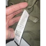 ASOS 4TH & RECKLESS LOTUS RUCHED LINEN HALTER CROP TOP KHAKI OLIVE GREEN SIZE M Photo 7