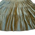 Muche & Muchette Vera Shift Dress Green Tiered Flowy Oversized One Size Women's Size M Photo 4