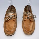 Sperry Tan and Beige Boat/Deck/Top Siders Shoes Loafers w/Leather Laces-Size 9 Photo 3