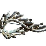 Juliana Amber Rhinestones Twisted Style Brooch With Prong Setting Vintage Orange Photo 4