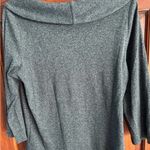 Rafaella  Gray Sweater, collar with button detail size Large cotton blend Photo 1