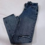 Good American "Good 90s Icon" Straight Leg Distressed Denim Jeans | Size 2 / 26 Photo 5