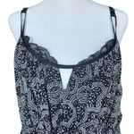 Oscar de la Renta  Vtg Pink Label‎ Black And White Lingerie Lace Slip Dress Photo 1