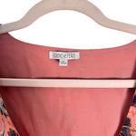 Patrons of Peace  Pastel Pink Floral Boho Smocked Long‎ Sleeves Maxi Dress Medium Photo 3