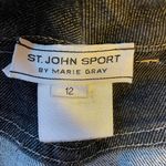 St. John  Sport by Marie Gray Black Denim Flare Leg Jeans Photo 4