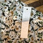 Abound  Womens 4X Halter Top Daisy Floral Smocked Cropped Tie Neck‎ Photo 5