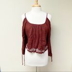 LA Hearts cold shoulder top Embroidered M Photo 25