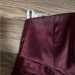 David's Bridal  Red Strapless Sheath Cocktail Dress Photo 2