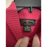 Charter Club 100% Cashmere Turtleneck Sweater Women’s Medium Fuchsia Pink  NWOT Photo 1