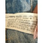 ZARA Women's Blue Light Wash High Waisted Raw Hem Straight Denim Jeans Size 2 Photo 4