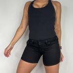 True Religion Mid Cut Off Low rise Black shorts Photo 8