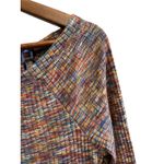Akemi + Kin Akemi +‎ Kin Womens Multicolor Ribbed Knit Bell Sleeve Top size small Photo 5