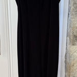 Vintage 90s Black Velvet Sleeveless Jumpsuit Size 6 Photo 0