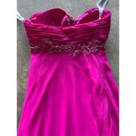 Vintage Fiesta Women’s Prom Formal Hot Pink Stones Layered Dress Women’s Size M Size M Photo 6