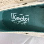 Keds Womens Boat Shoes Flats Canvas Lace Up Slip On Ivory Size 7 Photo 5