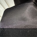 Source Unknown Vintage 1950s Women’s Black Dress Coat with‎ Fur Collar Hollywood Glamour Large Photo 8