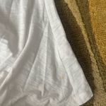 Goldie  Lewinter White Ruched Puff Sleeve Short Sleeve Tee Shirt 100% Pima Cotton Photo 3