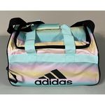 Adidas Pink Blue Yellow Pastel Ombre Gym Duffel Overnight Bag 🩵✨ Photo 2