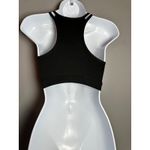 LA Gear Black Sports Bra Workout Gym Fitness‎ Double Strap Size US 4 High Impact Photo 3