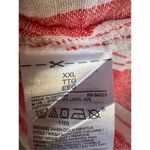 Old Navy Linen Cotton Pink Striped VNeck Wrap & Tie Top Womens sz XXL Beachy Photo 5