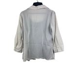 Notations Black & White Connected 2 Piece Polka Dot Button Up Top S Photo 3