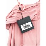 Mac Duggal  26595 Pink One Shoulder Long Sleeve Jersey Formal Gown Size 4 NWT Photo 3