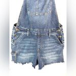 Wallflower M Blue Denim Shortalls Overalls Size 8 Photo 4