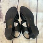 SAS Black Leather Suntimer Heeled Sandal Tripad Slingback Comfort Women Sz 9.5 Photo 5