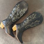 Women’s Black Western Cowgirl Boots Knee High Pointed Toe Side Zip Size 11 NEW Black Photo 3