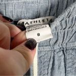 Athleta Blue Chambray Cabo Linen Wide Leg Pants Photo 4