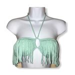 Acacia Fringe Bandeau‎ Top With Neck Tie Photo 1