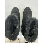 Blondo Womans Biondo Waterproof Impermeable 7 M Black Suede Lined Zip Up Sneaker Boot Photo 5