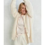 Jenni Kayne Alpaca Cocoon Cardigan In Ivory Photo 1