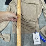 Cider  Ruched Cropped Long Sleeve Top XS Date Night Dressy Lace Lot Of 2 New Tags Photo 2