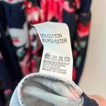 Maxi Dress Sleeveless Racerback Navy Blue Floral New XL Photo 5