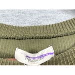 Madewell  Olive‎ Green Ribbed Bell Sleeve Sweater Top Size XS Photo 1