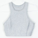 Outdoor Voices Womens Athena Crop Sports Bra Size Small Gray Heathered Running Photo 0