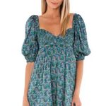 For Love & Lemons New!  Alisa Mini Dress‎ in Green Sz XS $233 Photo 0