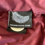 Aritzia Wilfred Laramie The Chalet Puffer Vest Goose Down Merlot Red Medium NWT Photo 11