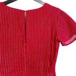 Majorelle NWT Evelyn Mini Dress Red Silver Striped Photo 8