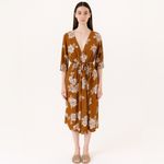 Rue Stiic kimono dress NEW Orange Photo 12
