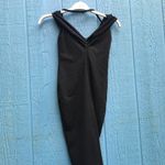 Nookie NWT Women's Size Small Black Athena Off Shoulder Elegant Midi Dress Photo 4