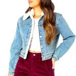 Celebrity Pink NWT XSMALL Blue Denim jean jacket coat Photo 0