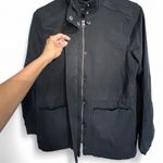 Lucky Brand Title:
 Women’s Black Utility Jacket Size Small Distressed Faded Photo 1