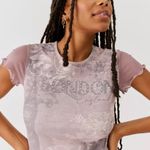 Urban Outfitters London Diamante Baby Tee NWT Size M Photo 0