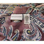 Alfred Dunner Womens Denim Jacket Floral‎ Foilage Blue Embroidered Top Stitch 10 Photo 7