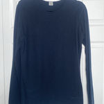 Peruvian Connection Womens Medium Black Long Sleeve Quiet Luxury Photo 0