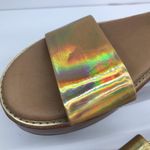 GH Bass & Co Women's Rivington Gold Whiskey Platform Sandals Tan Size 7 Photo 2